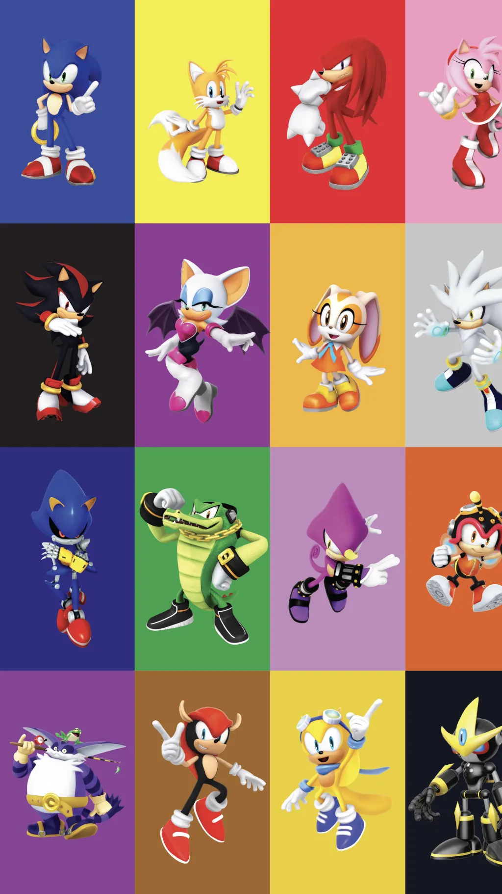 ai character: team Sonic background