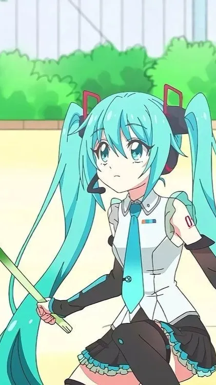 ai character: Hatsune Miku background