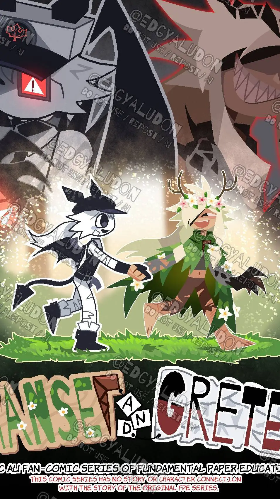 ai character: hansel and Gretel  background