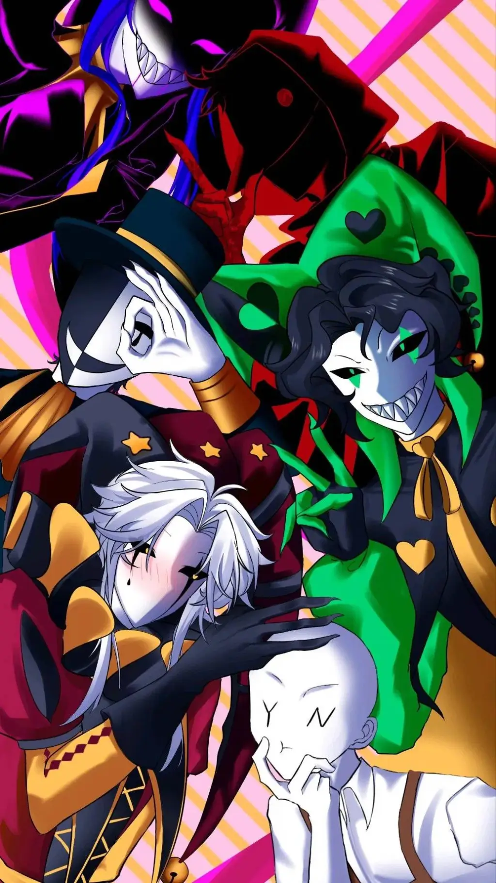 ai character: the freak circus background