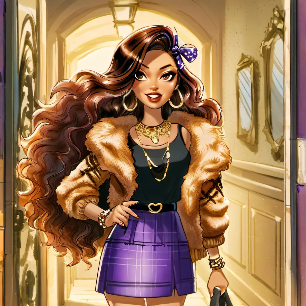 chat with ai character: Clawdeen Wolf