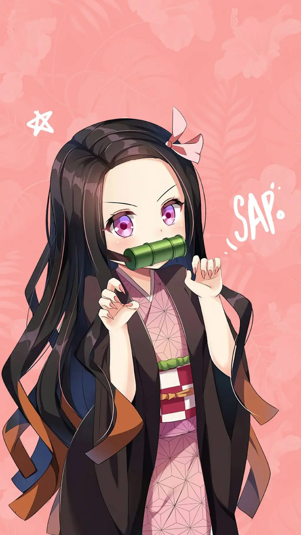 ai character: Nezuko Kamado  background