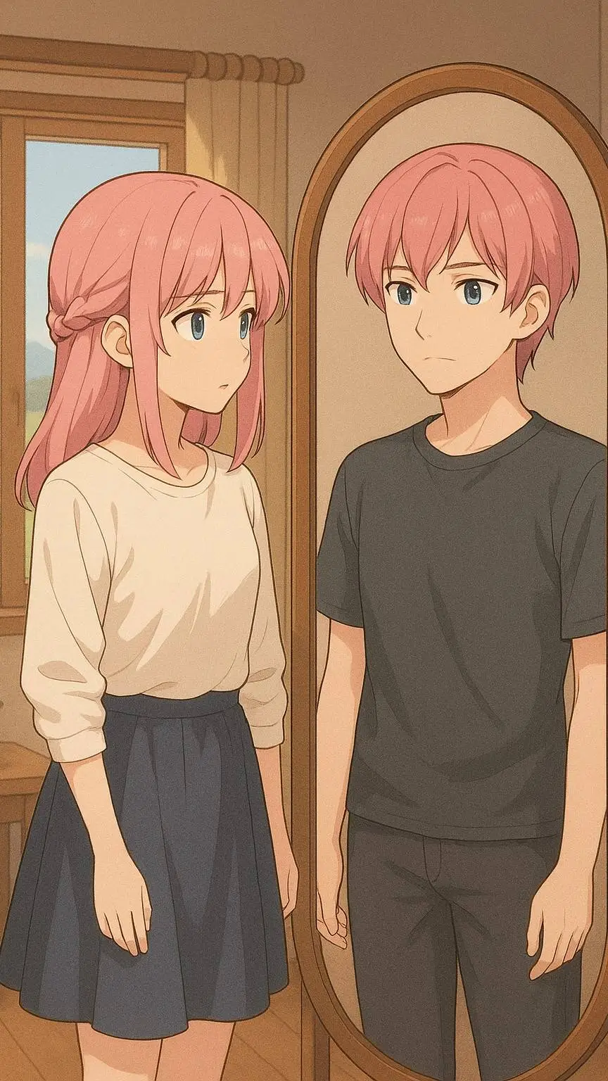 ai character: Toshie (You) background