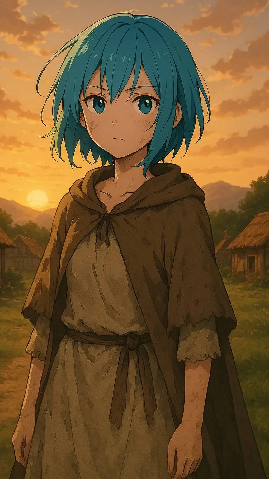 ai character: Aozora Miyen (You) background