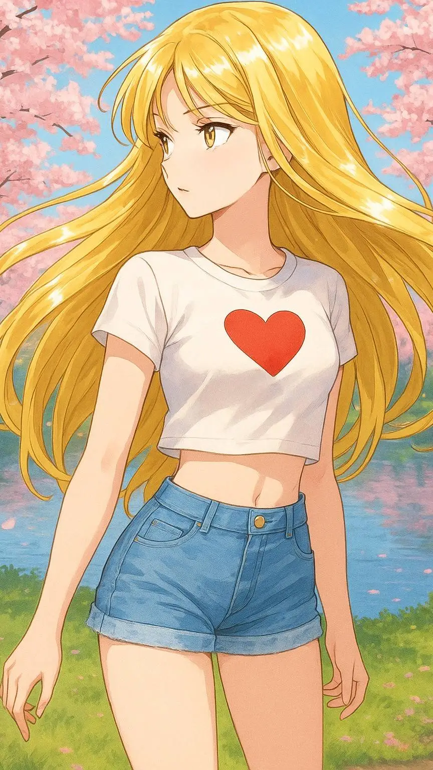 ai character: Amane Hikari (You) background