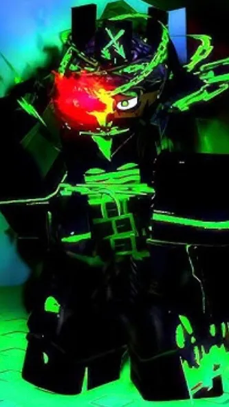 ai character: Hacklord 1x1x1x1 background