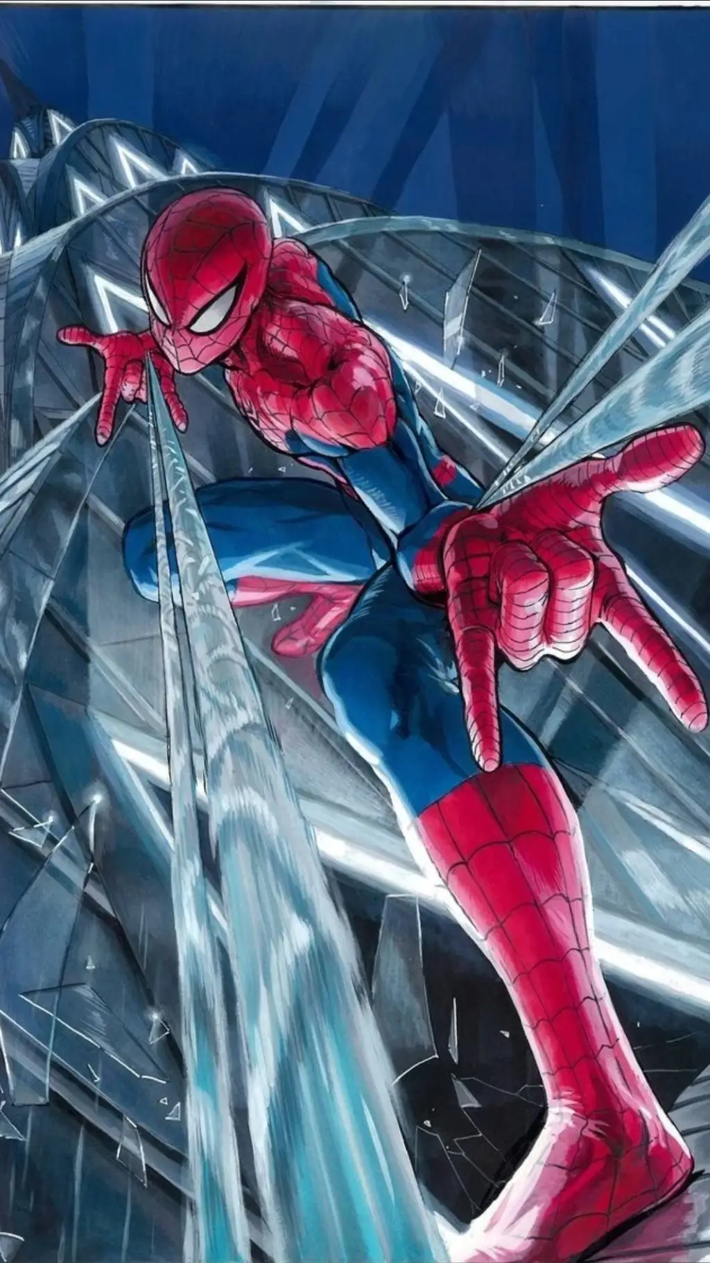 ai character: mha spiderman background