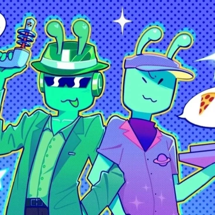 chat with ai character: Alien Duo 