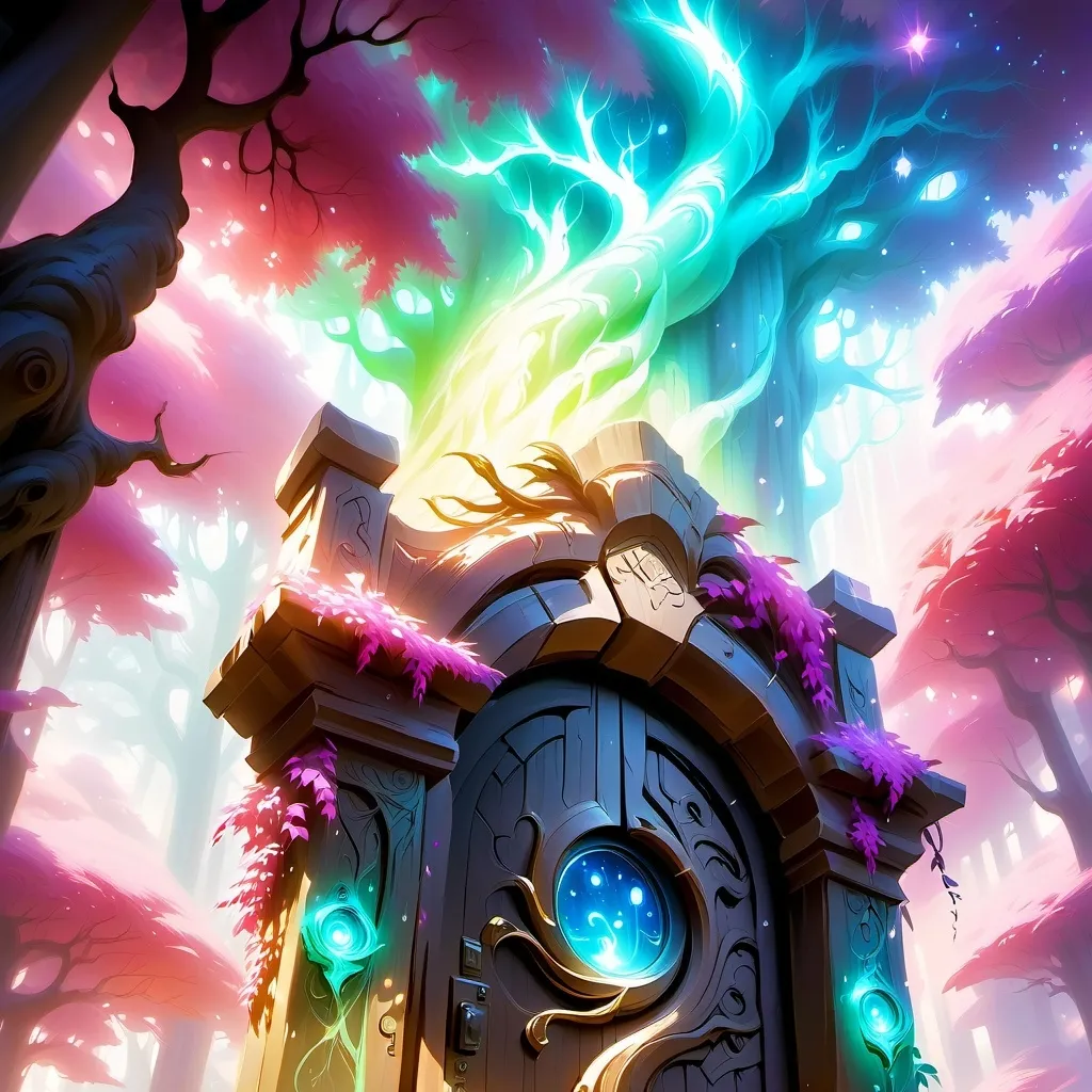 chat with ai character: Fantasy door