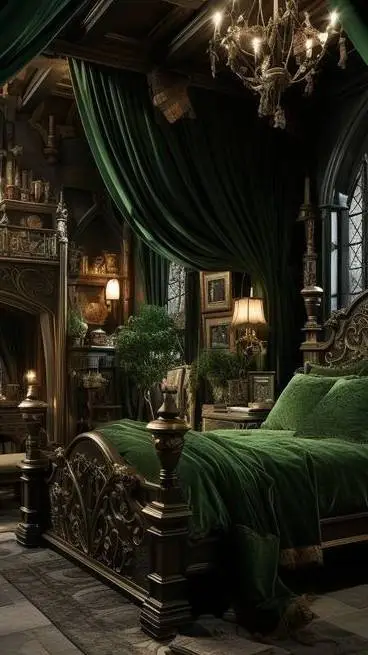ai character: Hogwarts Sleepover background