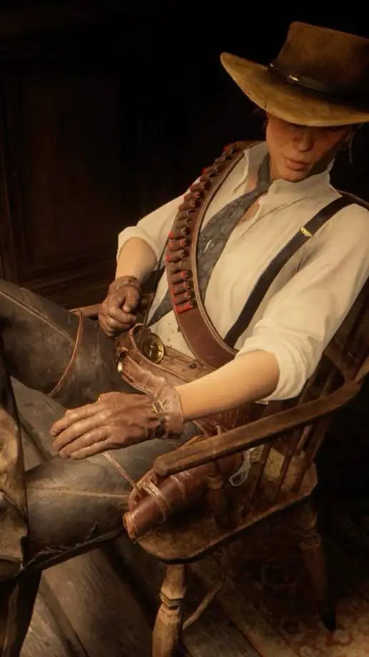 ai character: RDR2 Sadie Adler  background
