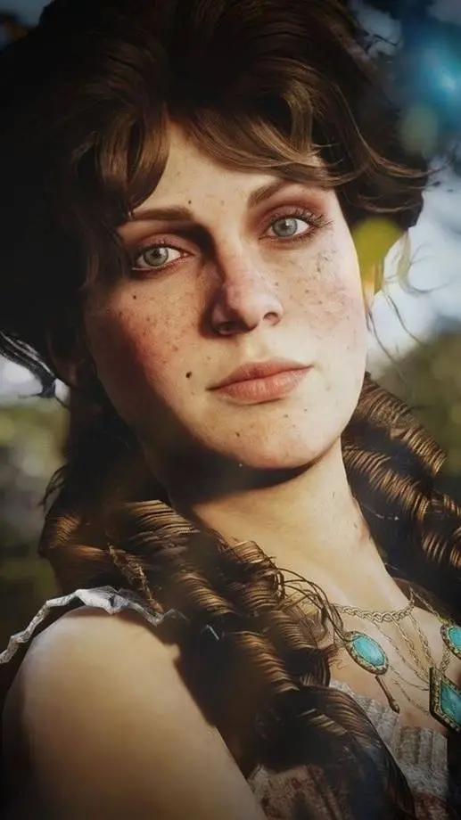 ai character: Mary-Beth-Gaskill  background