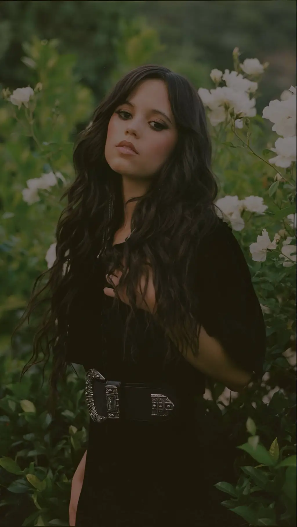 ai character: Jenna Ortega background