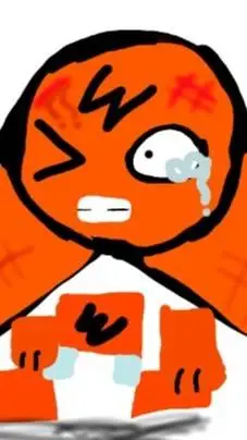 ai character: Orange Emoji cat background