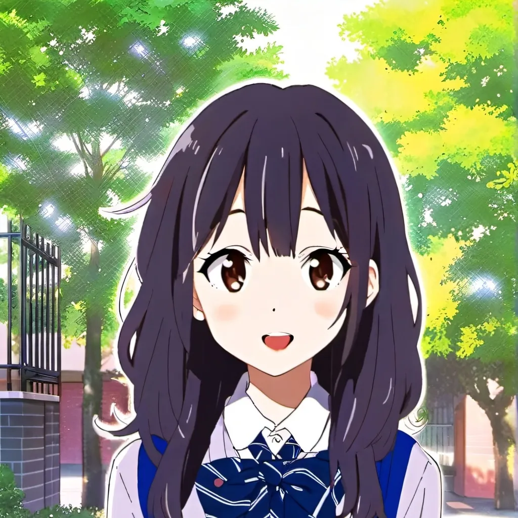 chat with ai character: new student