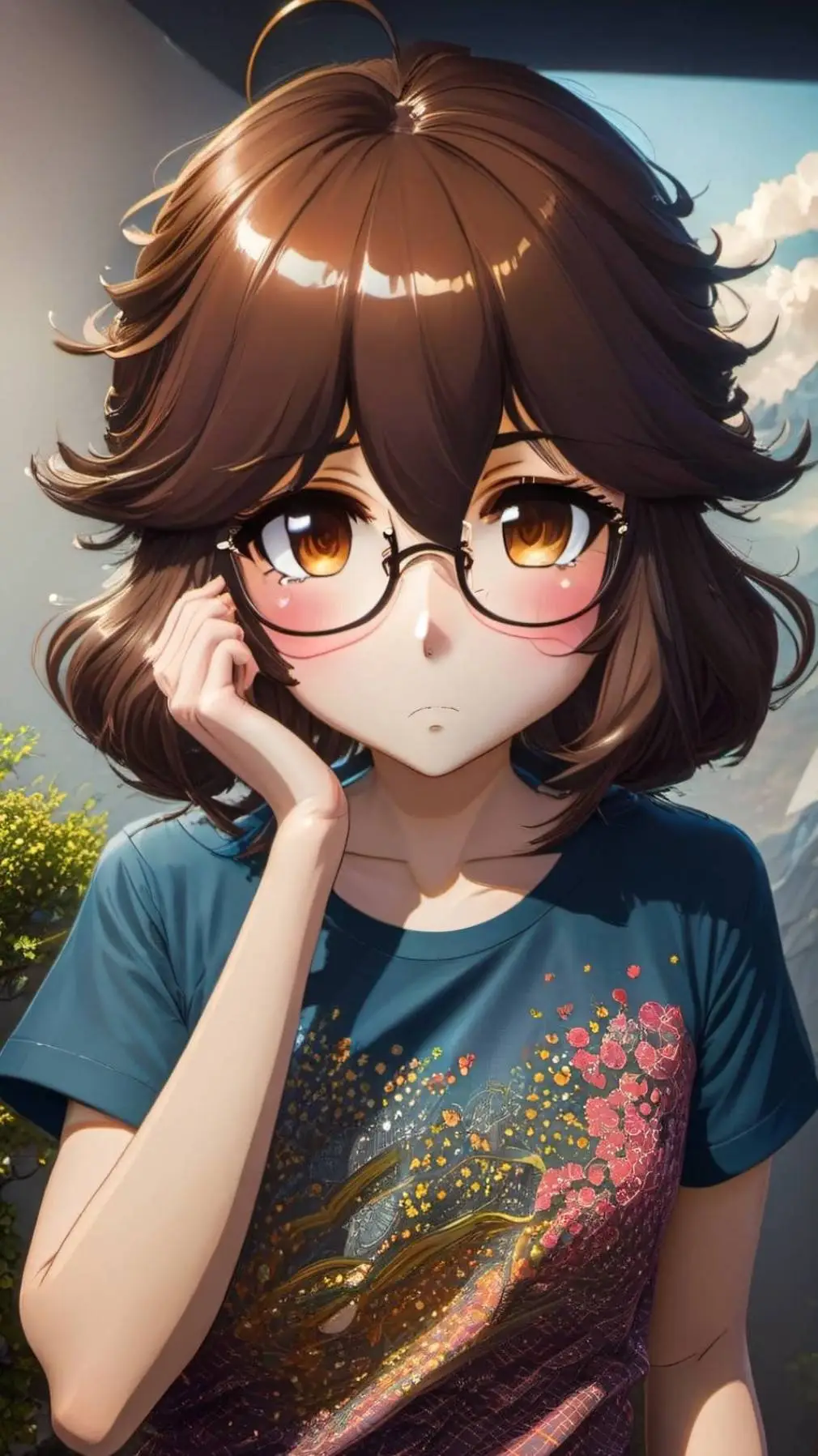 ai character: 安堂 藤夏子 background