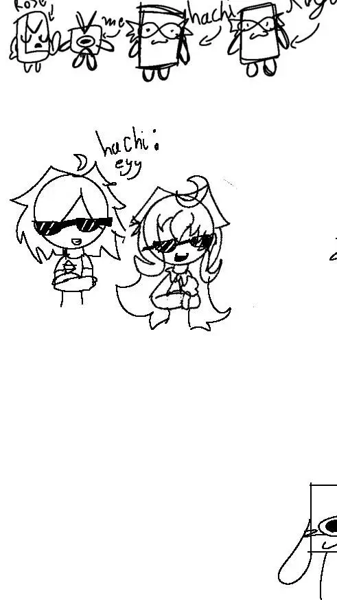 ai character: Ivy's friends! background