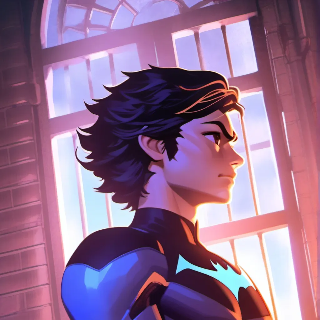chat with ai character: Nightwing in jail