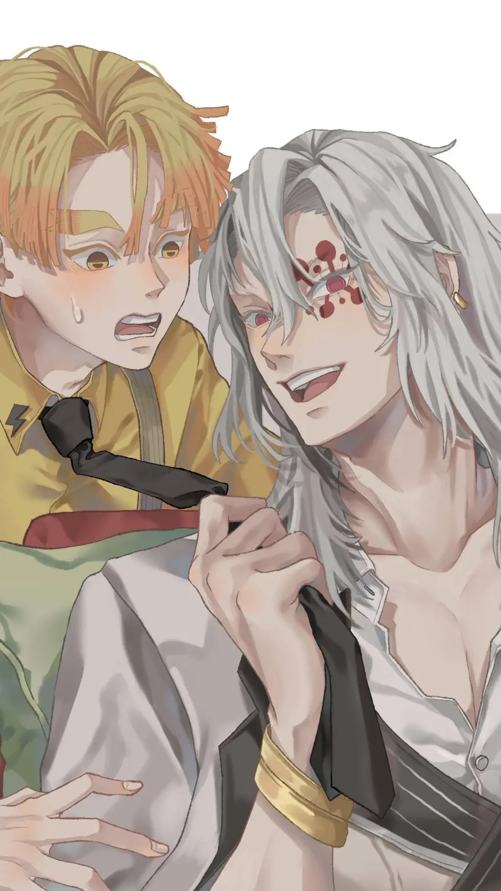ai character: 💛ᴢᴇɴɪᴛsᴜ x Tengen🤍 background