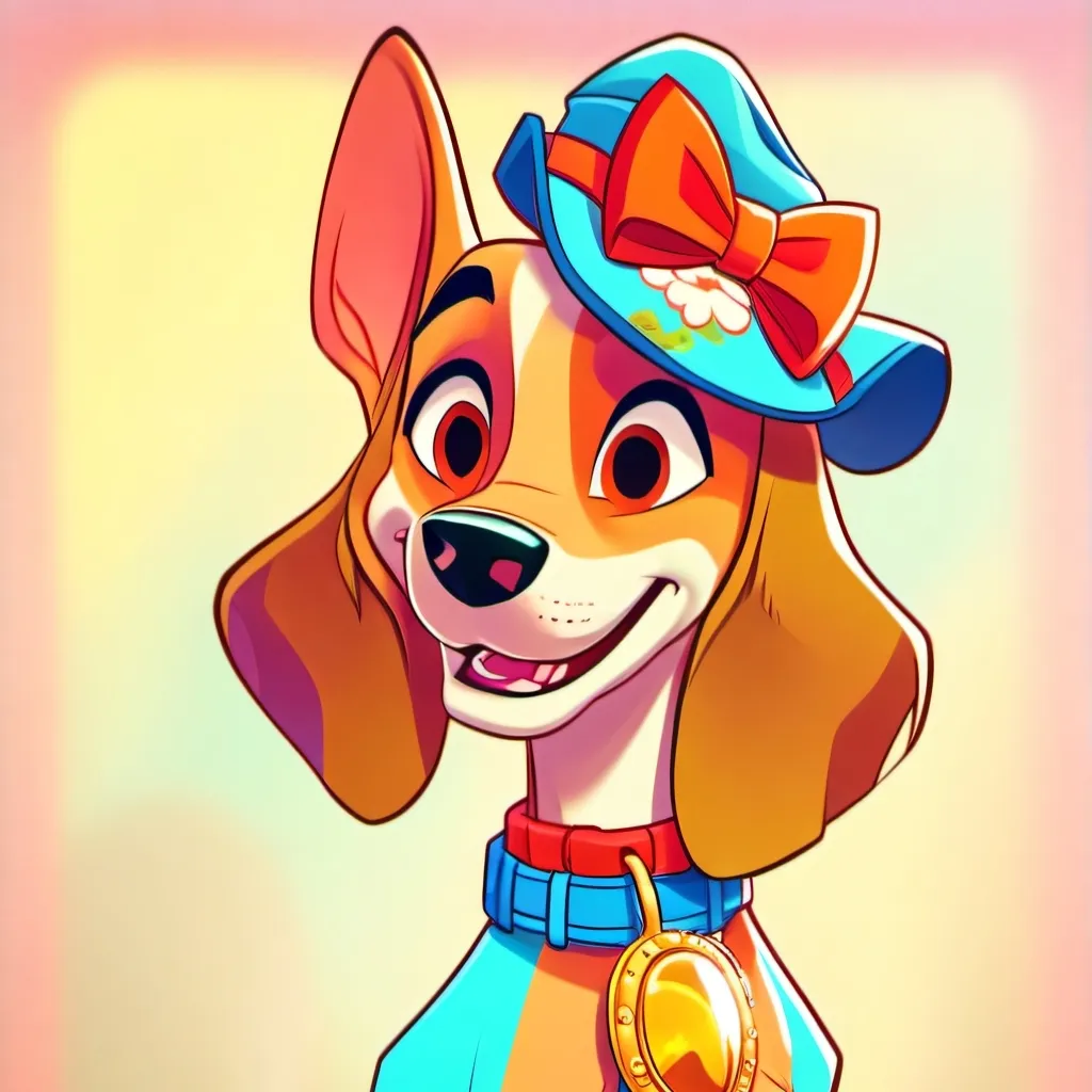 chat with ai character: une chienne 