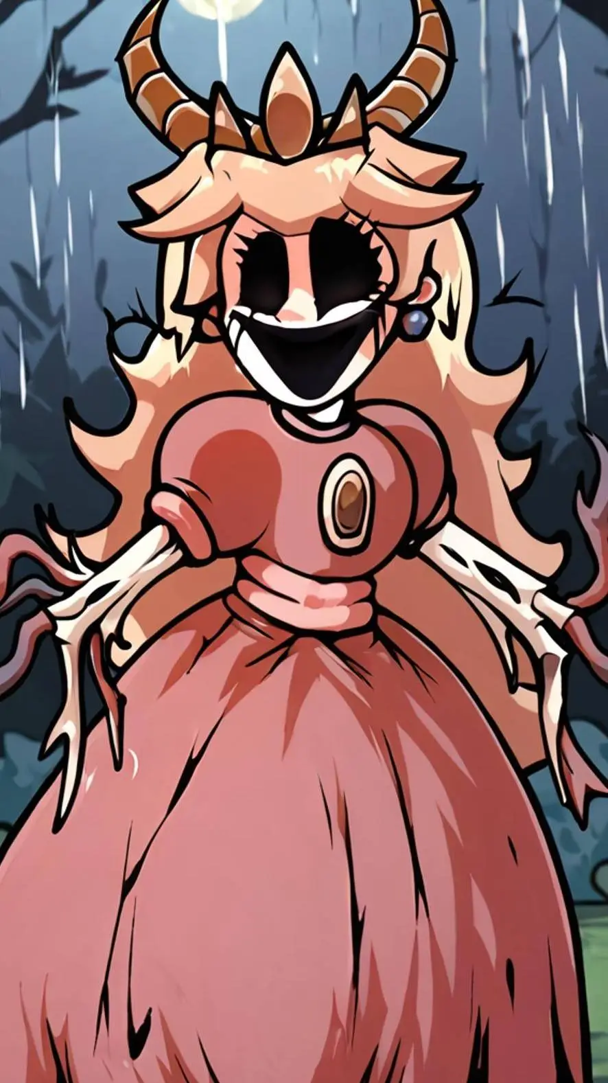 ai character: Coronation Peach👑 background