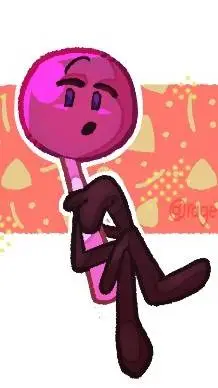 ai character: Lollipop BFB background