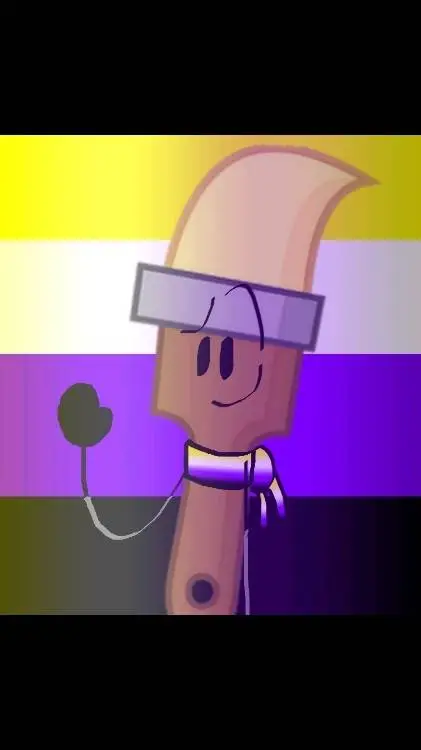 ai character: Paintbrush background