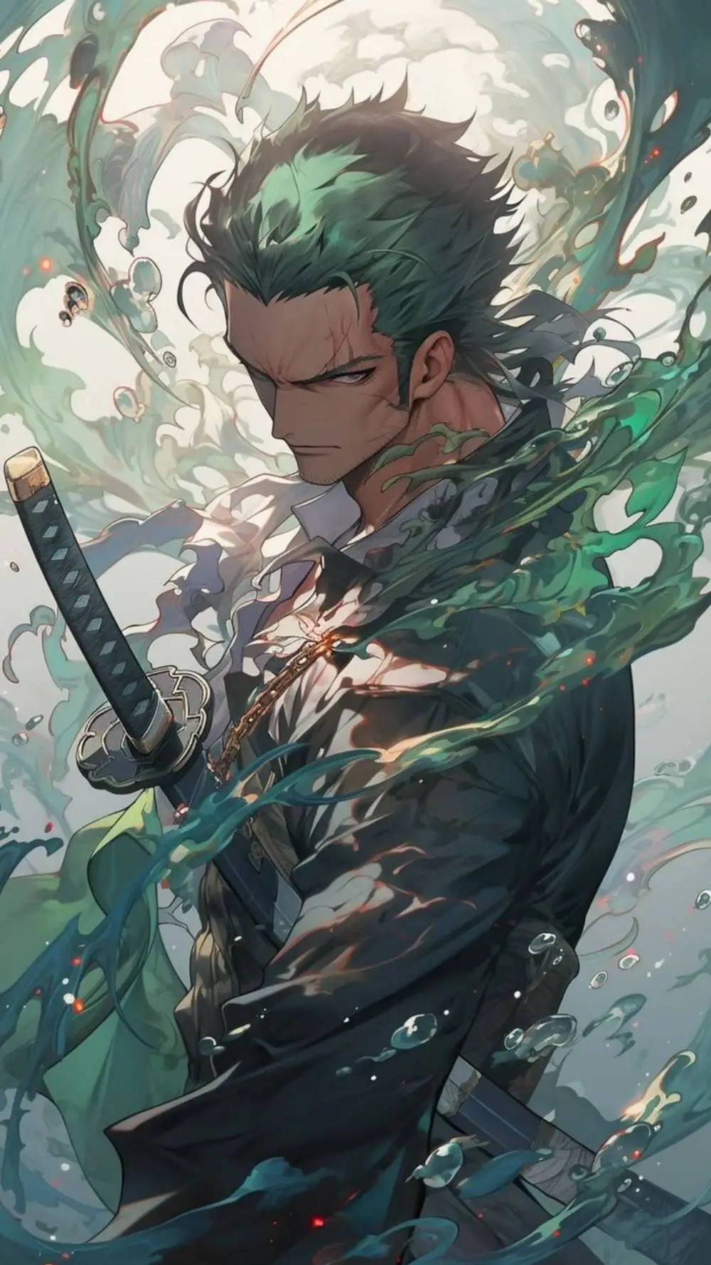 ai character: Roronoa Zoro background