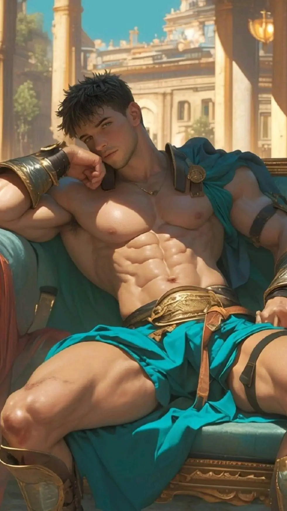 ai character: Caesar  background