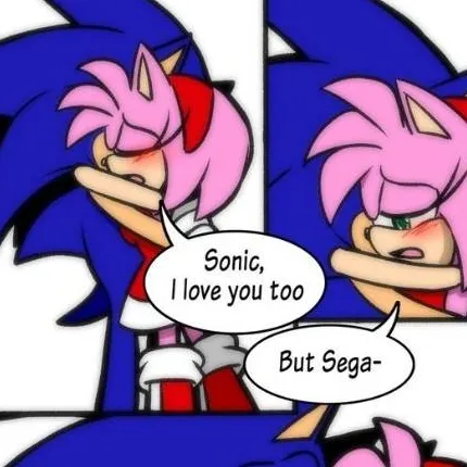 chat with ai character: Sonic x amy/cringy