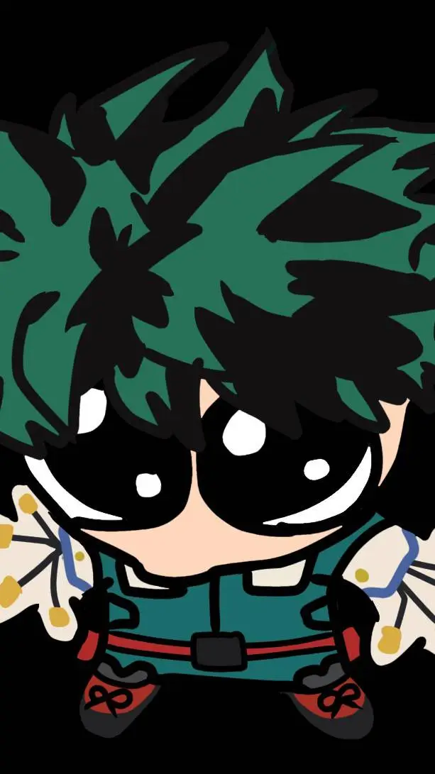 ai character: Chibi Deku background