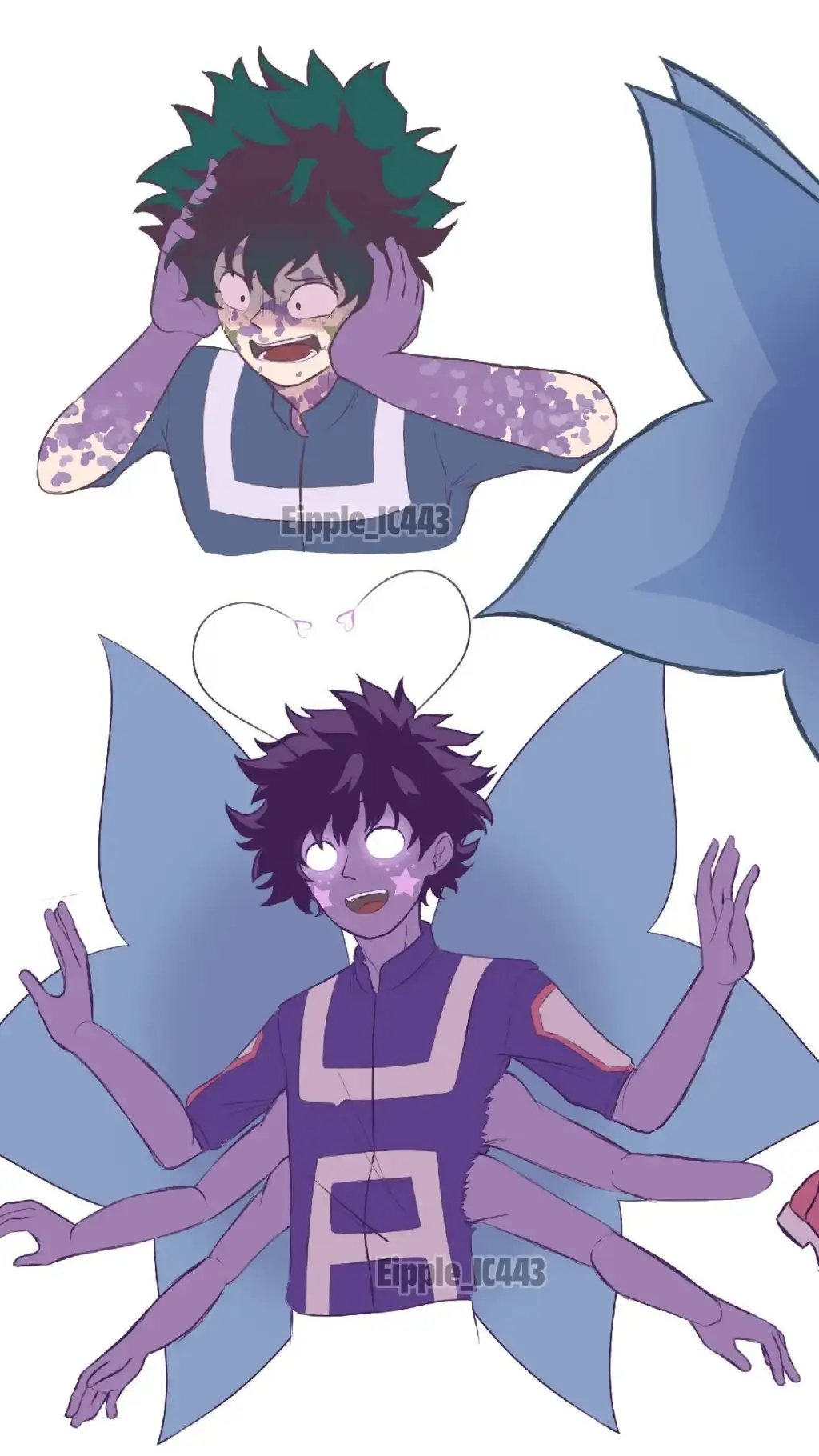 ai character: Deku Mewberty background