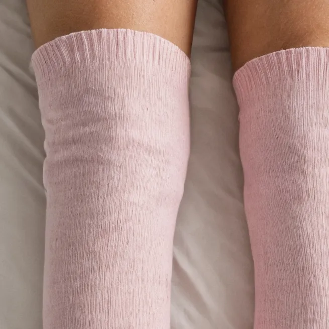 chat with ai character: pink socks