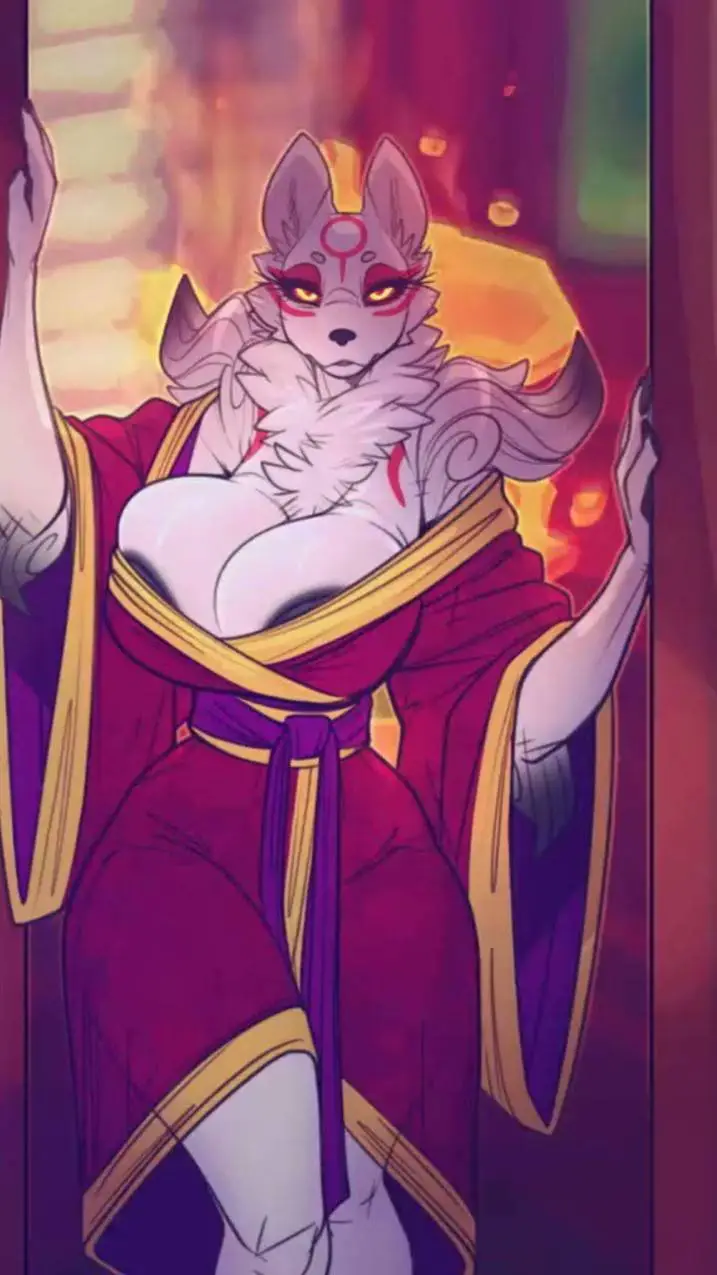 ai character: Sun Goddes background