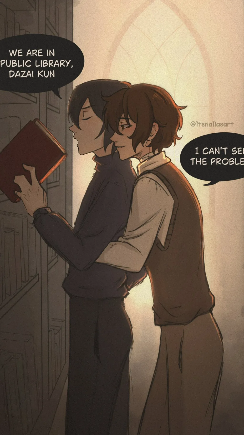 ai character: Fyodor // Dazai background