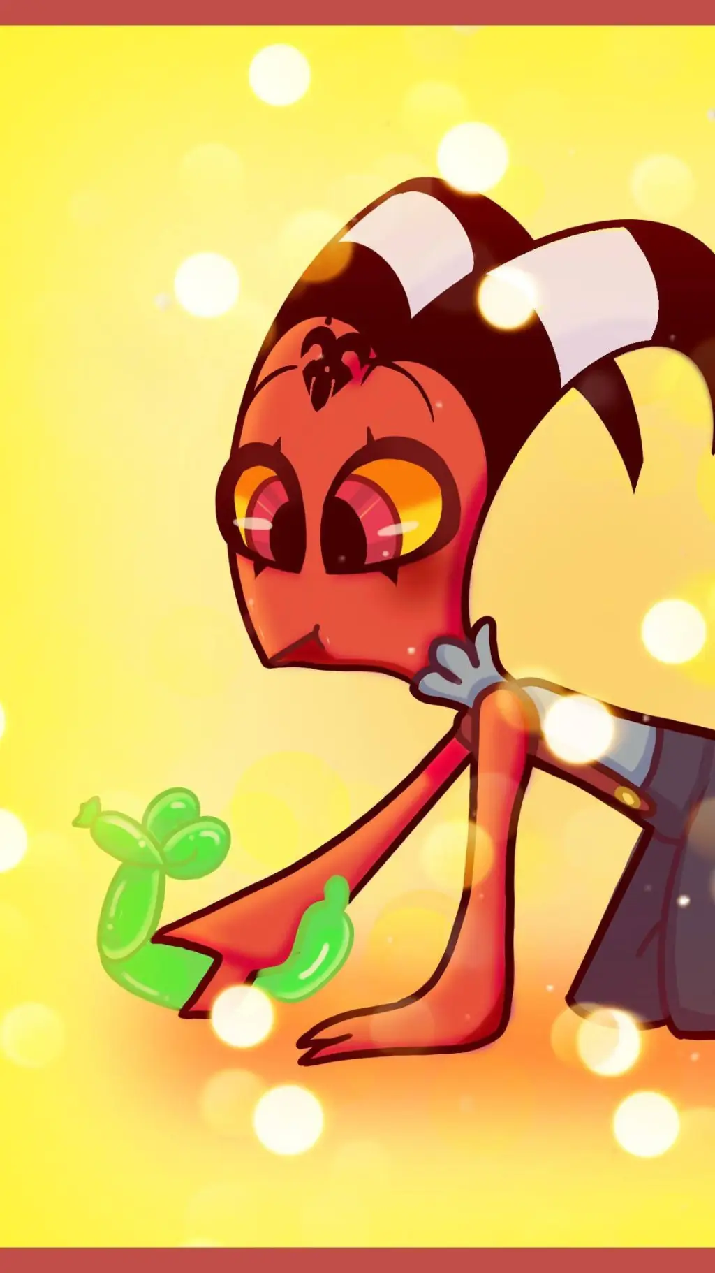 ai character: child blitzo background