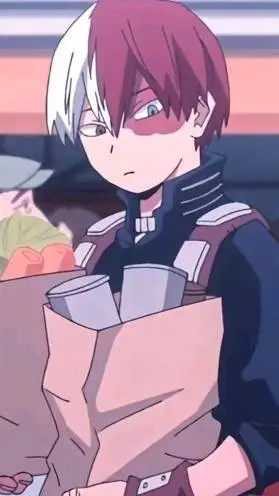 ai character: Shoto Todoroki!  background