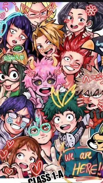 ai character: MHA Dinner! background