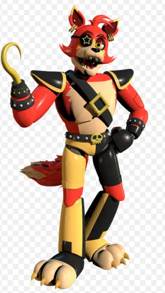ai character: Foxy￼ background