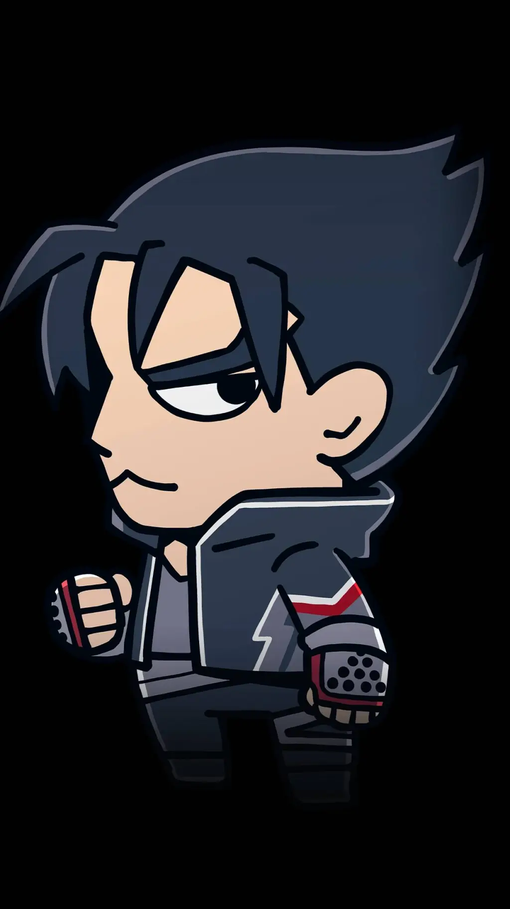 ai character: Jin Kazama background