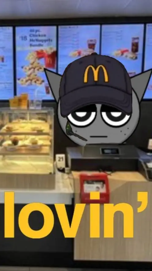 ai character: McDonald's Sprunki background