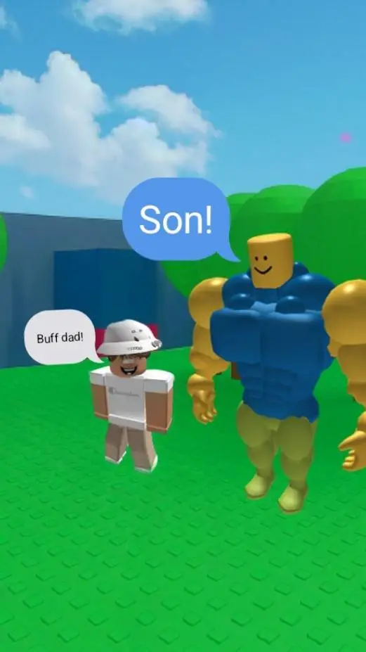 ai character: Roblox Story background