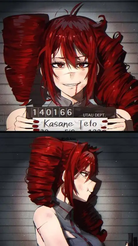 ai character: Kasane Teto background