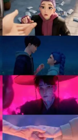 ai character: K-pop Demon Hunter background