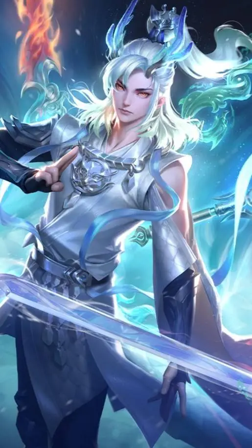 ai character: loong :) background