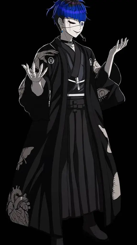 ai character: Yugamu Omokage background