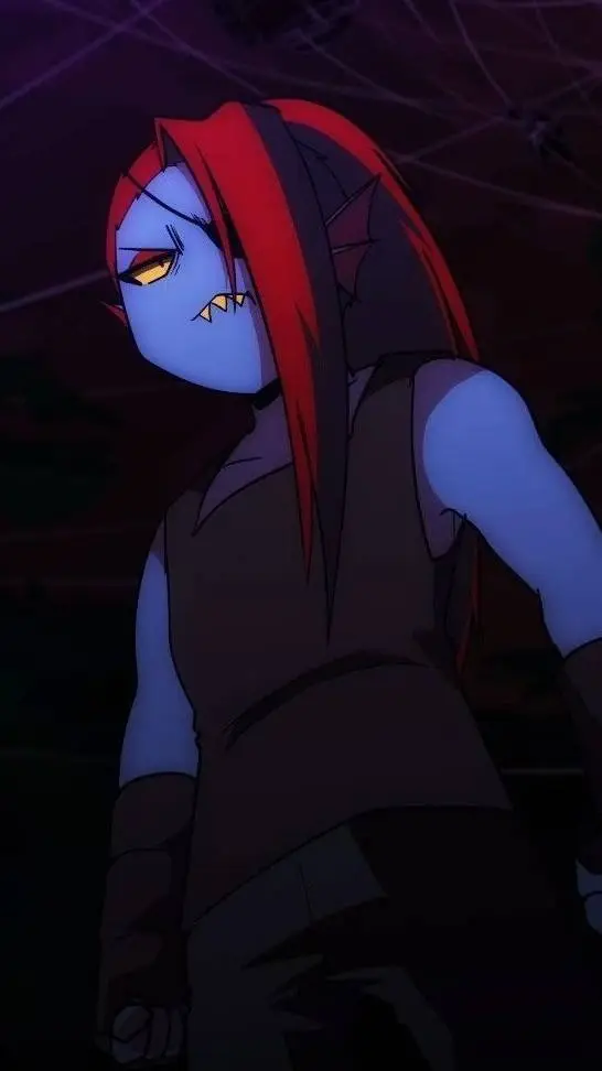 ai character: 🐟~Undyne~🐟 background