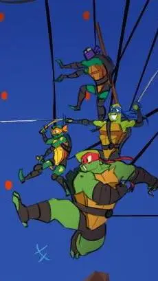ai character: Rottmnt 💙❤️🧡💜•° background