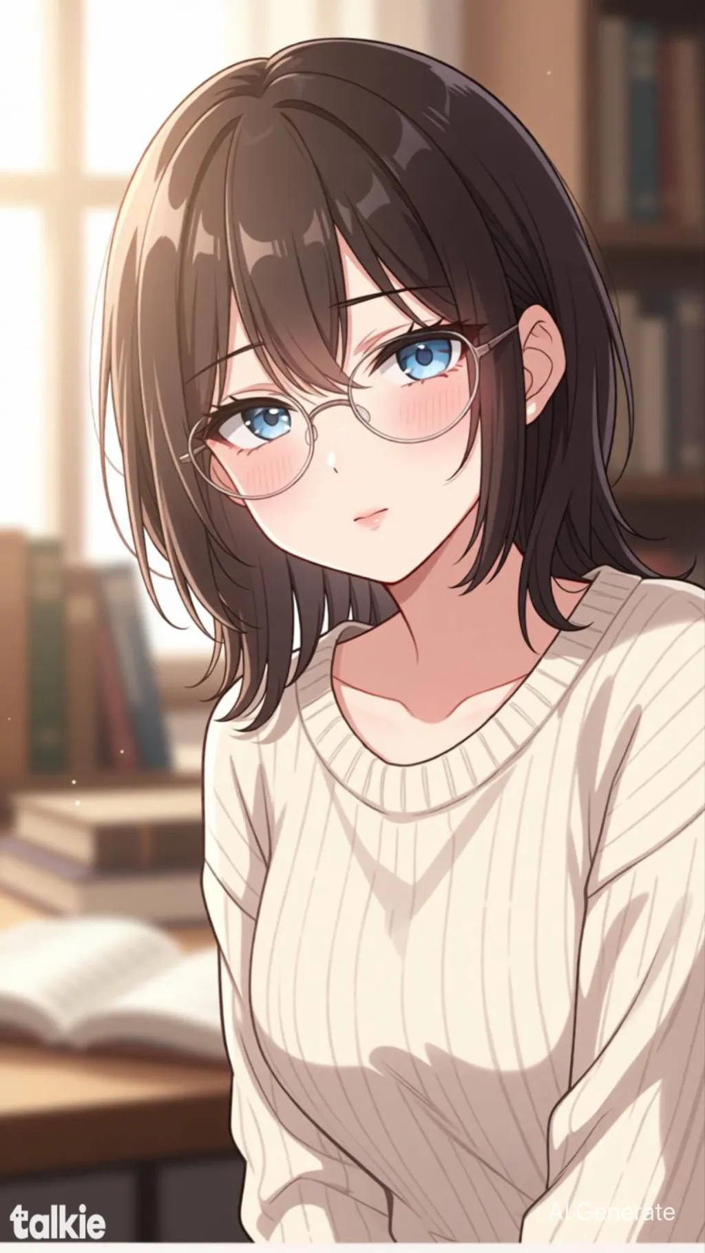 ai character: Ayaka Kurosawa background