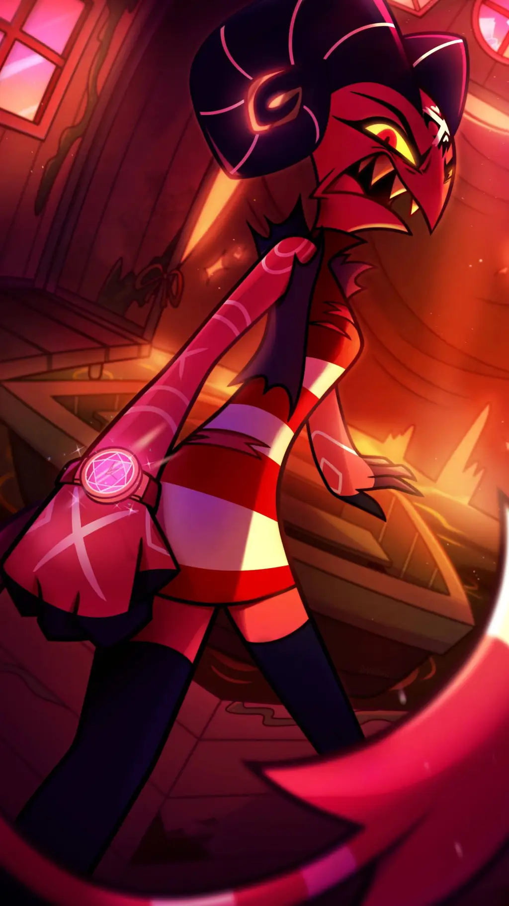 ai character: Babarbie Wire background